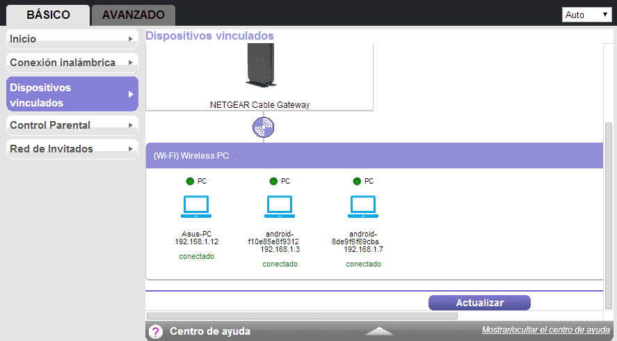 dispositivos vinculados wifi