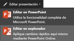 Editar en explorador