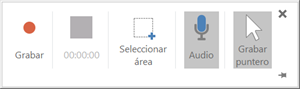 Grabaci&oacute;n de la pantalla en Power Point