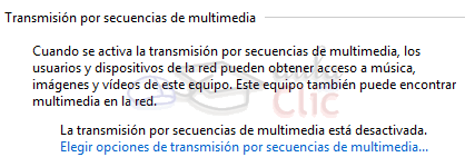 Transmisión multimedia