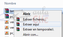 Extraer RAR