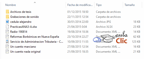 Panel de navegación