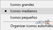 Radio button en Menú