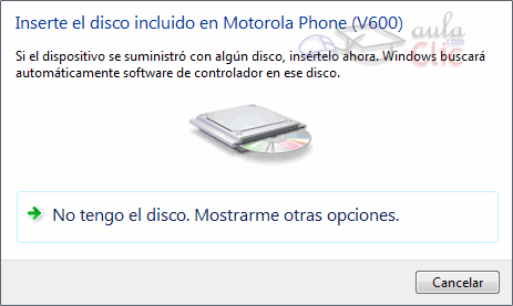 Instalar driver - paso 1