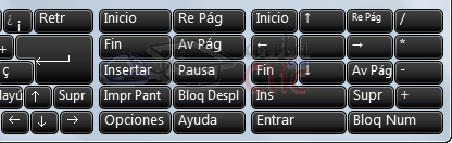 Teclado numérico desbloq