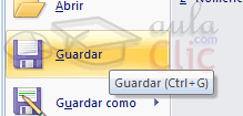Combinación de teclas