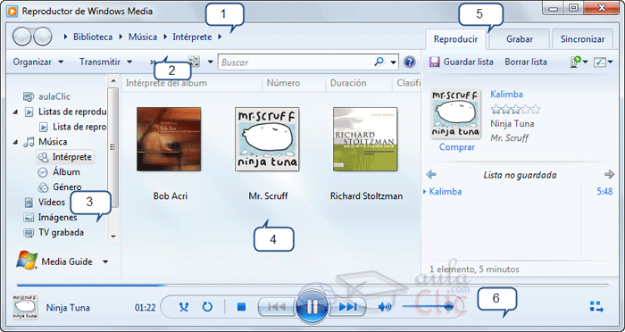 Reproductor Windows Media