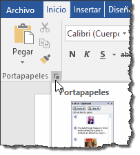 Abrir cuadro de diálogo del grupo