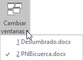 Menú ventana