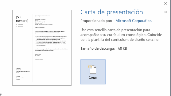 crear plantilla