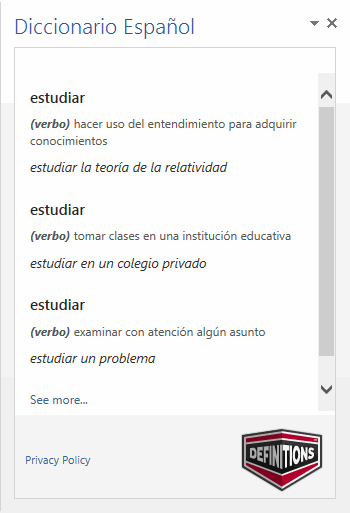 definición