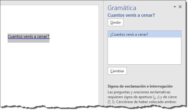 Ejemplo gramatical