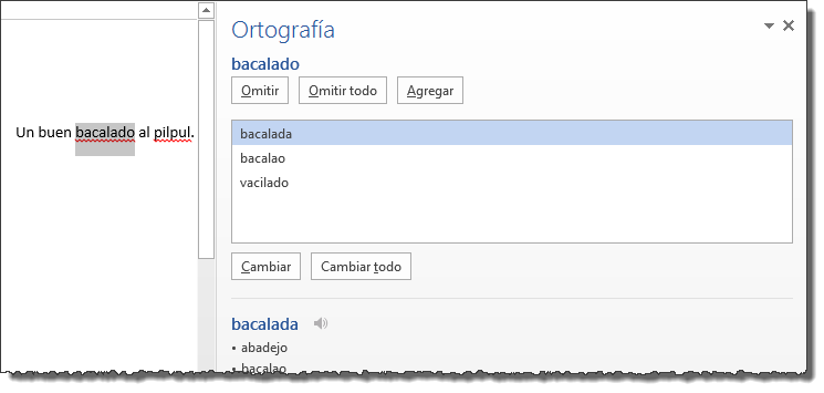 Ejemplo error ortogrfico