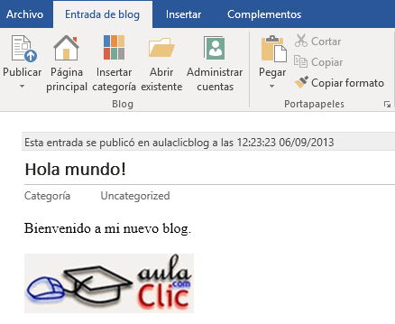 Word blog