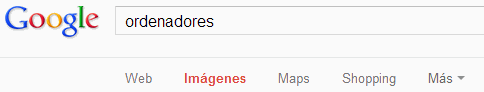 imágenes en Google