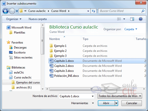 Insertar subdocumento