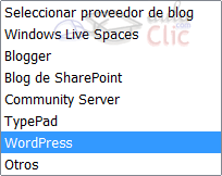 Posibles blogs