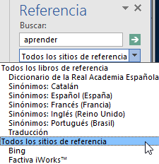 Libros y sitios de referencia