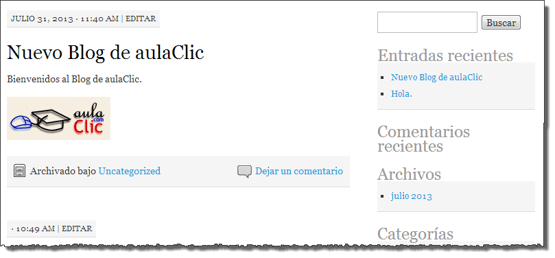 Blog entrada