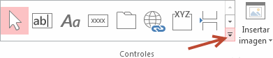 desplegar controles