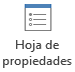 Hoja de Propiedades