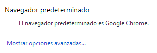 navegador predeterminado