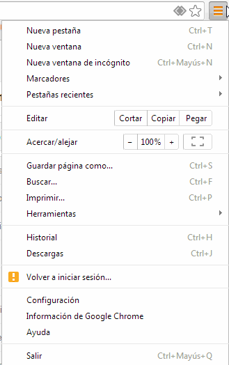 Herramientas Chrome