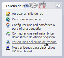 Equipos del grupo de trabajo