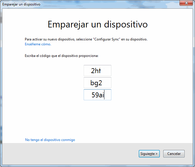 emparejar