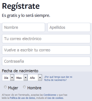 Formulario inicial