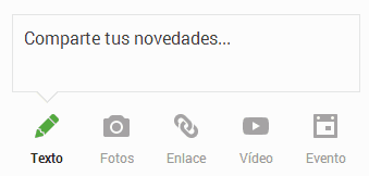novedades en g+