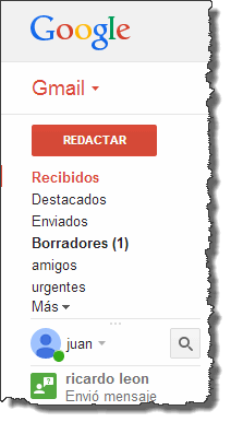 hangouts desde gemail
