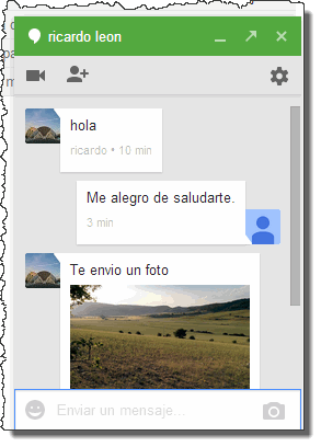 chat hangouts desde gmail
