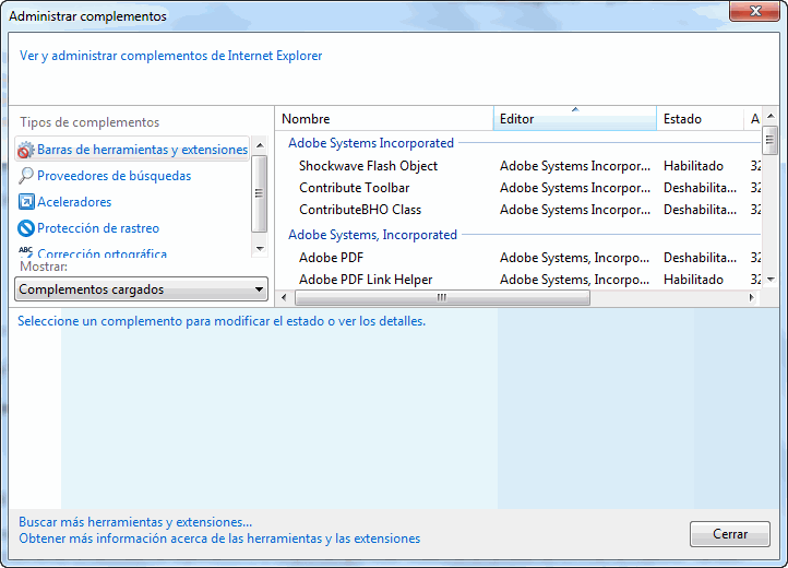 ie complementos