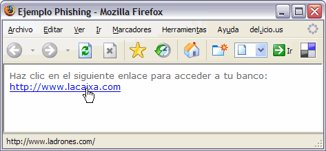 Intento de Phishing
