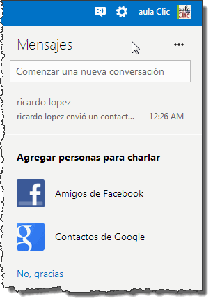 skype desde outlook.com