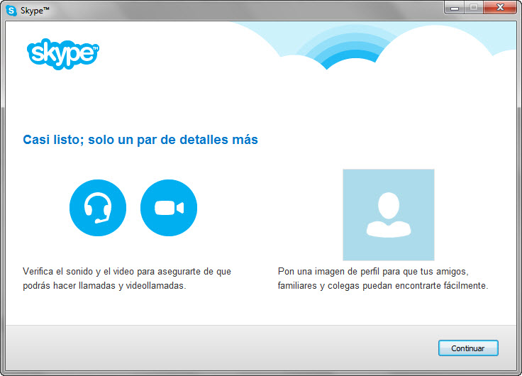 skype verificar audio