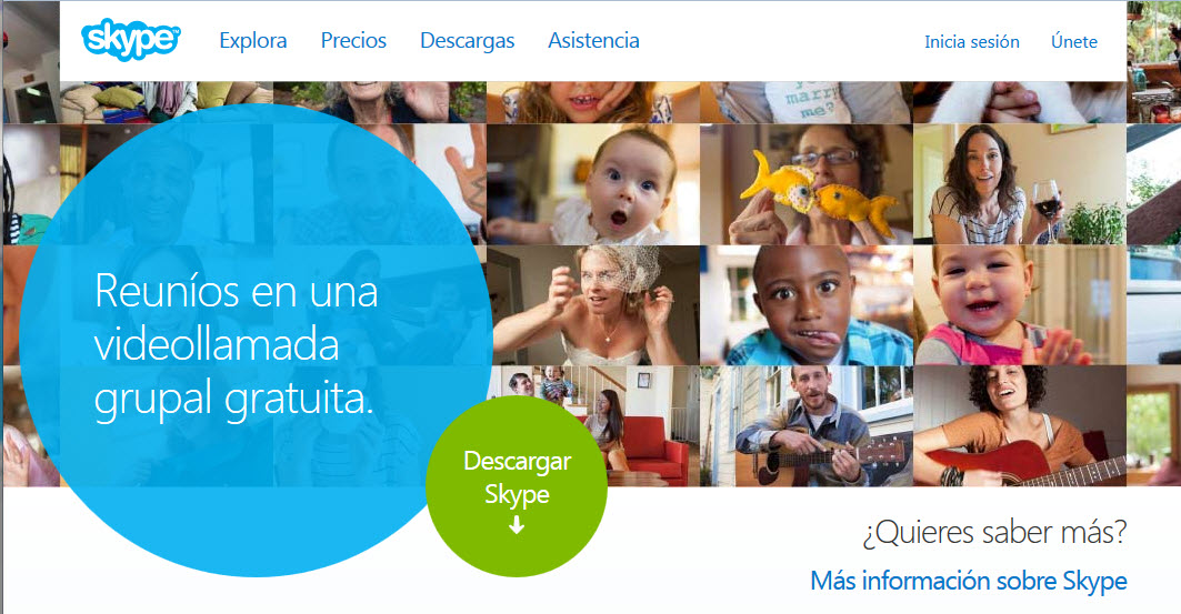 web de Skype