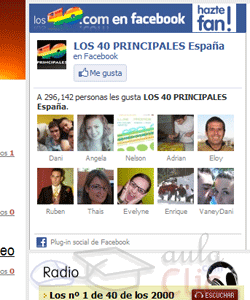 Widget de Facebook